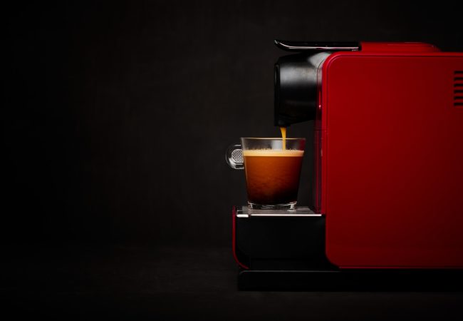 Red Coffee Machine