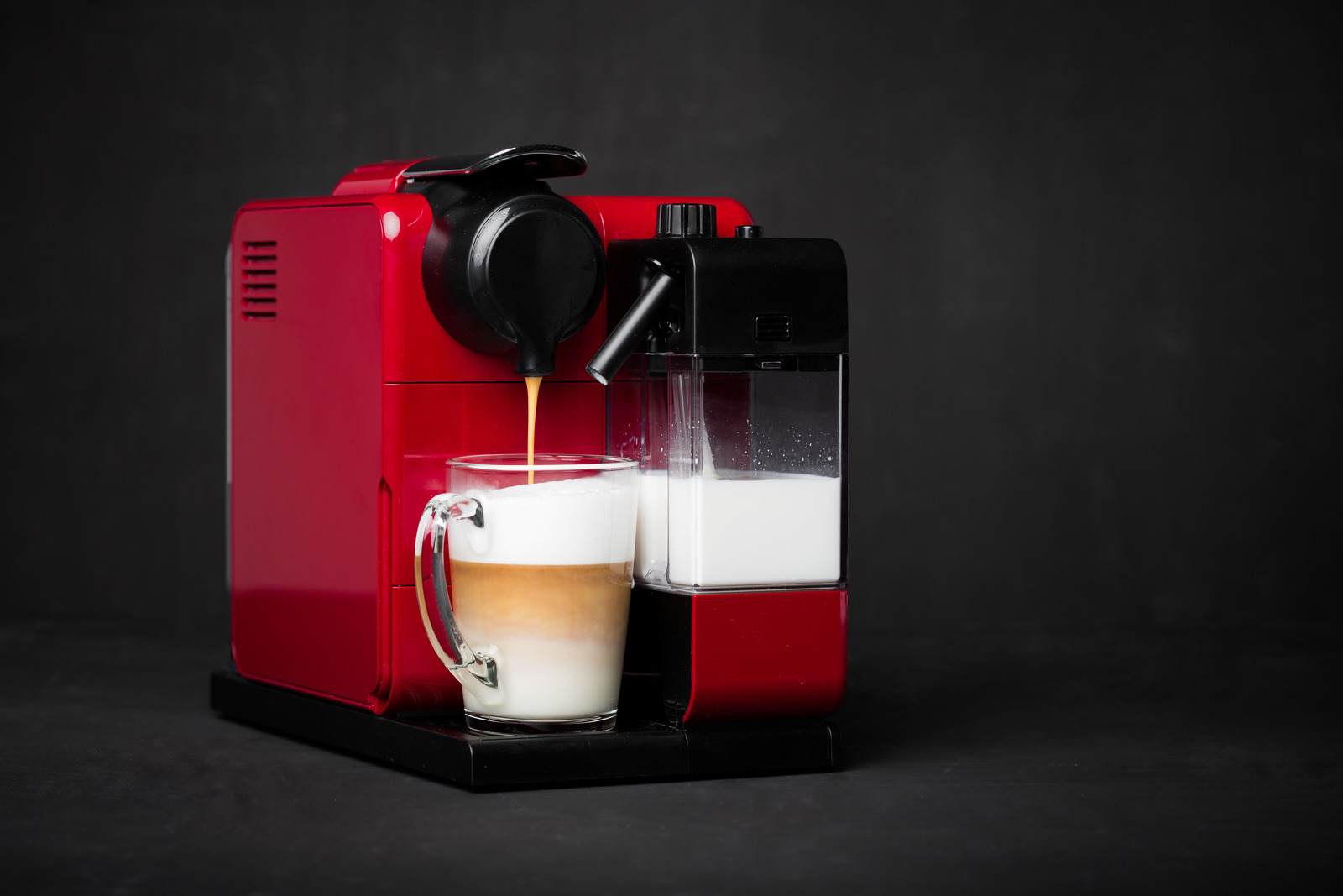 Red Electric Coffee Machine